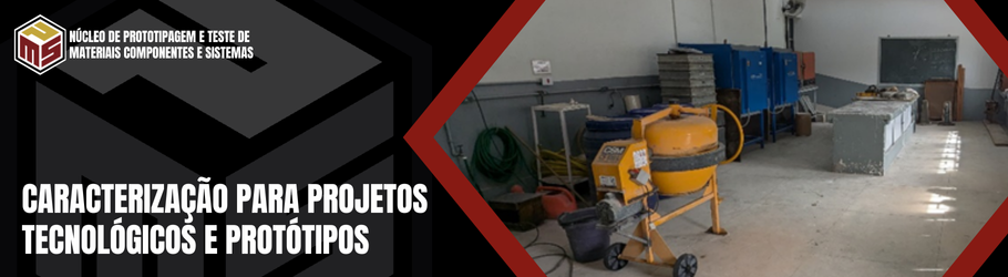 Célula de caracterização de materiais do PMS